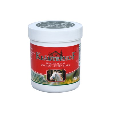 Kräuterhof Pferdebalsam wärmend Extra Stark Horse heating balm strong 100ML