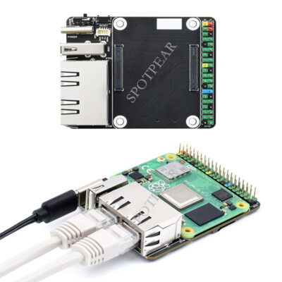 Raspberry Pi Compute Module 4 CM4 IO Board Dual Ethernet Mini Open-source Router