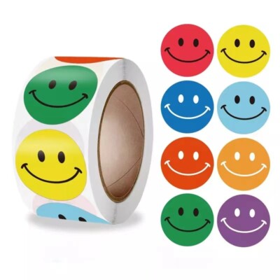 100 PCS Kids Reward Stickers Teachers Parents Children Praise School Labels 25mm