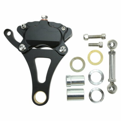 Springer Front End Brake Caliper Kit Right Side Black Moto Iron DNA Harley