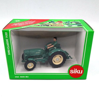 1:32 SIKU 3465 Tractor With Worker Classic Man 4R3 Toys Car Diecast Models