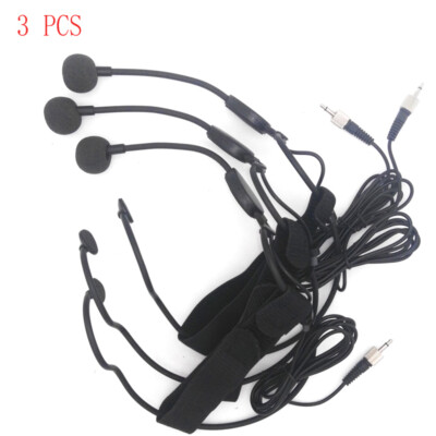 3 PCS Headworn Headset Microphone ME3 For Sennheiser G2 G3 Wireless Systems