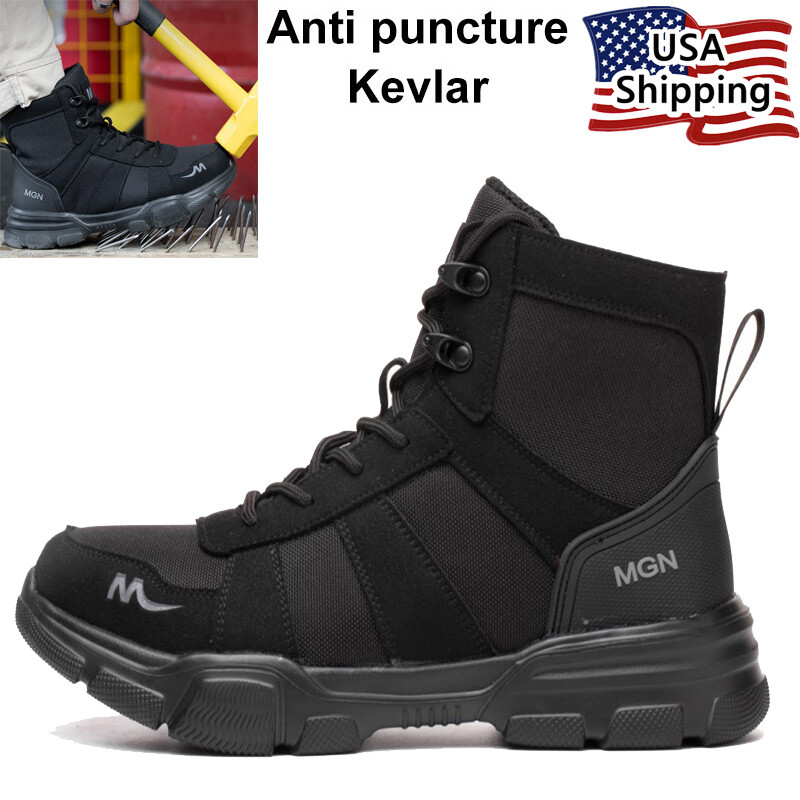 Mens Safety Shoes Steel Toe Indestructible Sneaker Work Hiking Boots Waterproof