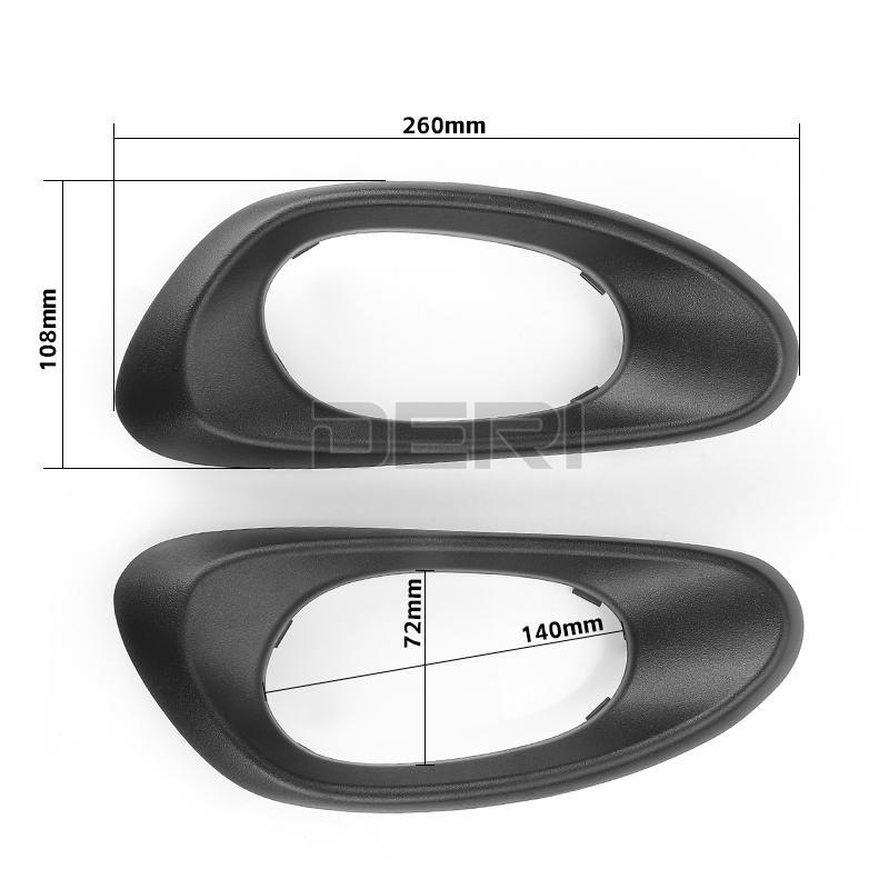 Inside Interior Door Handle Bezel Front+Rear Set for 02-09 Chevrolet Trailblazer