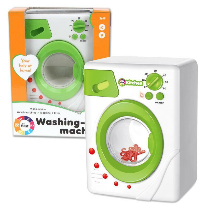 Kaiming Toys Kinder Waschmaschine WeiÃ GrÃ¼N Mit Waschfunktion Licht Sound