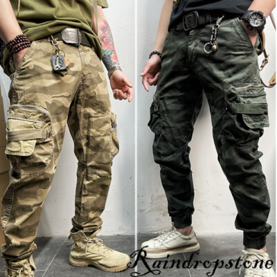 Mens army deals joggers