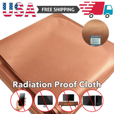 EMF Protection Pure Copper Fabric-Blocking RFID Radiation Singal Wifi EMI EMP RF