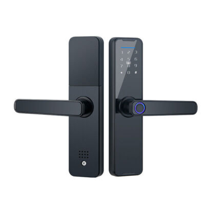 Automatic Door Smart Lock Fingerprint/IC Card/Password/APP Door Lock with 2 Key