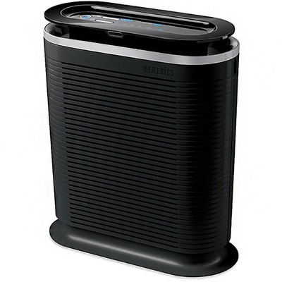 Homedics AF20 True HEPA Air Cleaner Programmable with 3 Cleaning Speeds Black