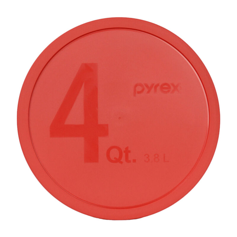 Pyrex 326-pc Red Round Plastic Storage Replacement Lid Cover