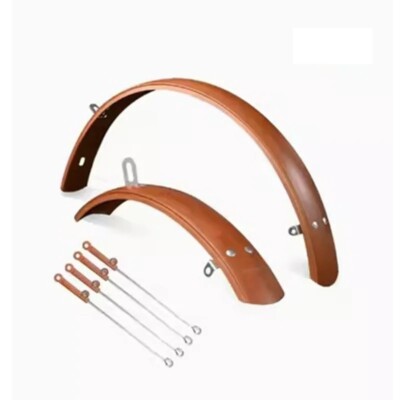 Bicycle Fender 16-20in Folding Bike Mudguard Retro Style Mud Removal Accessories
