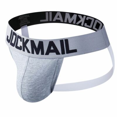Jockmail Jock strap Homme Sous-vêtements NEUF taille M Gris