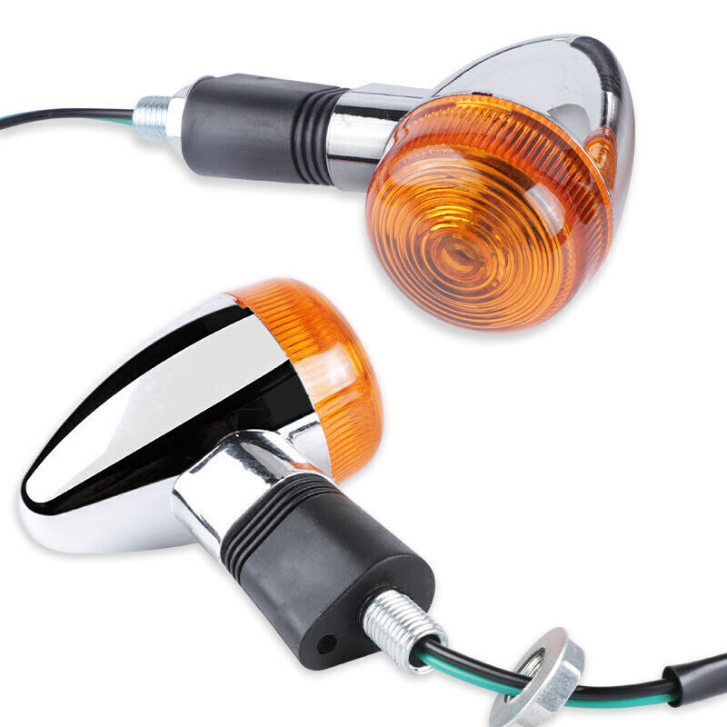 4X Motorcycle Turn Signals Blinker Lights For Honda Shadow Aero 750 VT750C