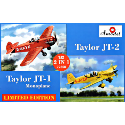 AMODEL 72358 Taylor JT-1 monoplane & Taylor JT-2 titch  Scale 1:72 Plastic model