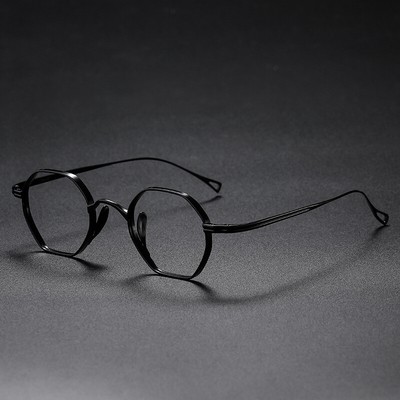 45mm Premium Polygon Titanium Photochromic Reading Glasses Readers +0.5~6.0