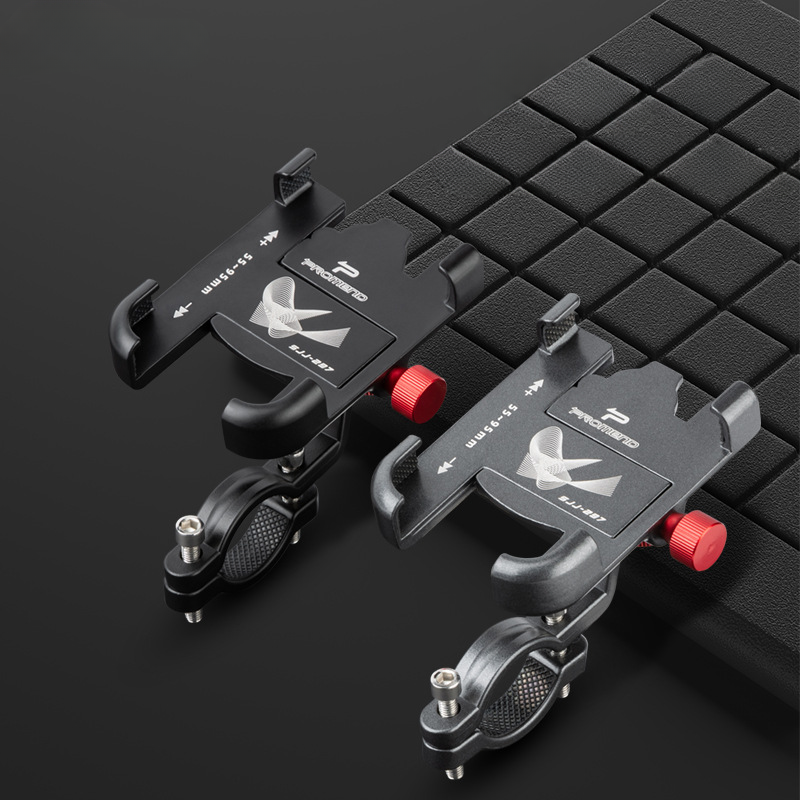 360° Aluminium Motorcycle Handlebar Cell Phone Mount Holder Bicycle GPS Bracket