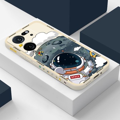 Astronaut Silicone Case Cover For Xiaomi Redmi Note 12 11 10 Pro K40 13T Poco X5