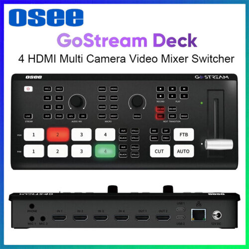 OSEE GoStream Deck HDMI Pro Live Streaming Multi Camera OSEE GoStream Deck HDMI Pro Live Streaming Multi Camera