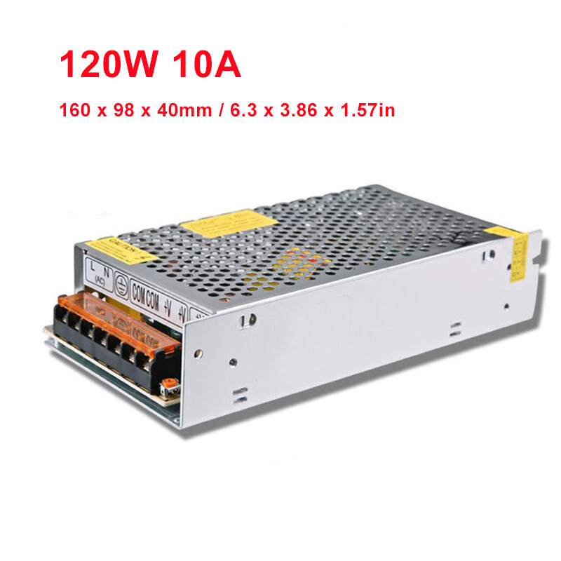 DC 12V 10A to 60A Amp AC 110V 220V Switch Power Supply LED Strip Light 12 V Volt
