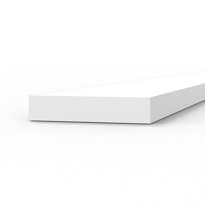 Opaque White Styrene Strips 1.00 x 5.00 x 350mm - Pack of 10 New Terrain Scenery
