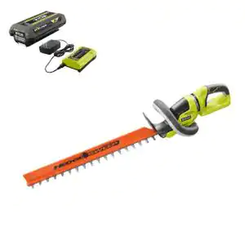 RYOBI  40V 24 In. Cordless Battery Hedge Trimmer with 2.0 Ah Battery and Charger