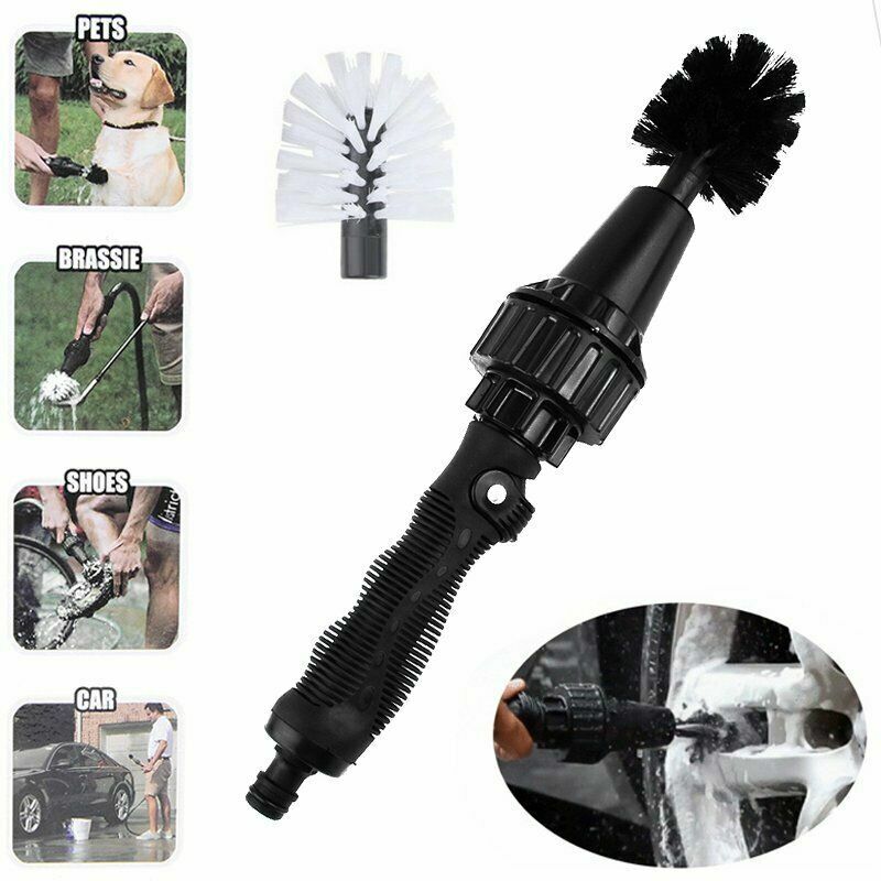 Spazzola Rotante Per La Pulizia Cerchioni Auto Biciclette Giardino Moto cir