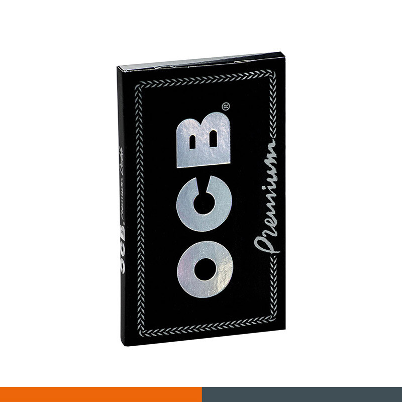 OCB Premium No.4 Schwarz Kurz 25x100  Blatt/Blättchen/Zigarettenpapier