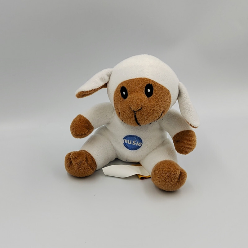 Doudou Peluche Mouton Blanc Blanc Fizzy - 31742