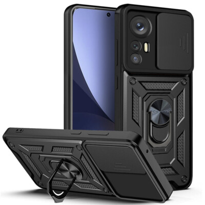 Shockproof Case Magnetic Ring Stand Cover For Xiaomi Redmi Note 11 10 9 Pro 12X