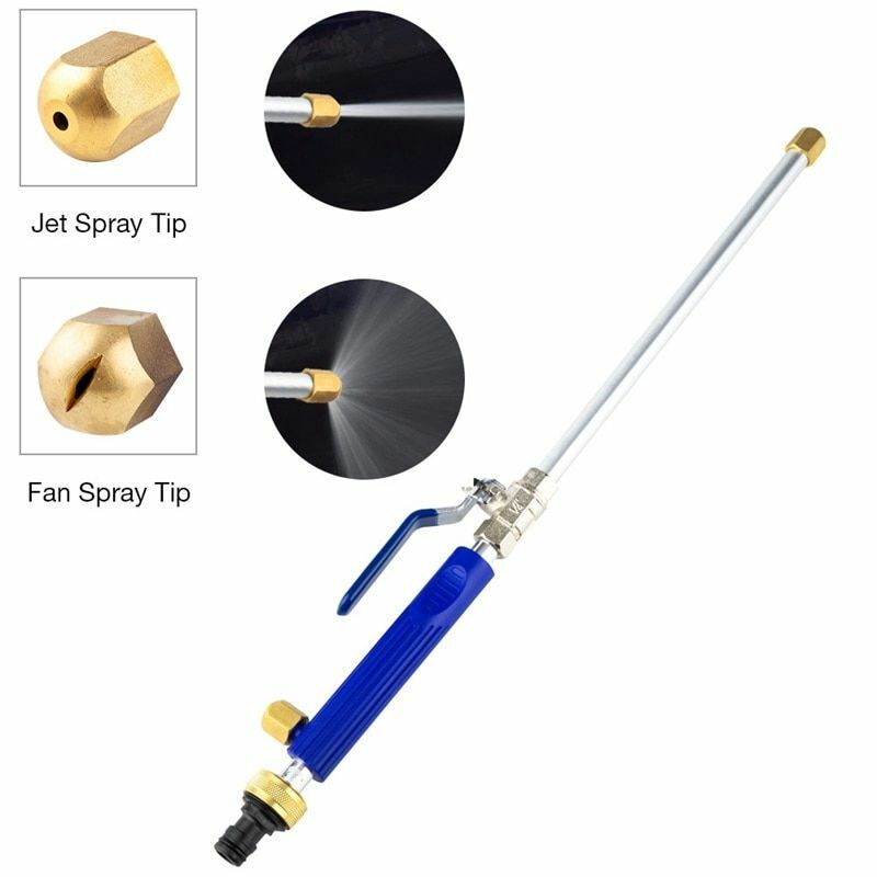 Water Spray Gun Nozzle Wand High Pressure Power Washer Attachment Garden Hose