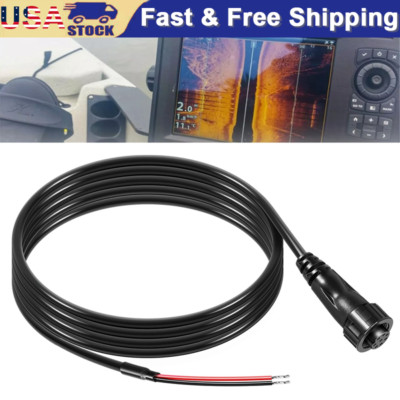 PC12 Power Cord Cable 6 Feet for Humminbird SOLIX and Onix Fish Finders 720085-1