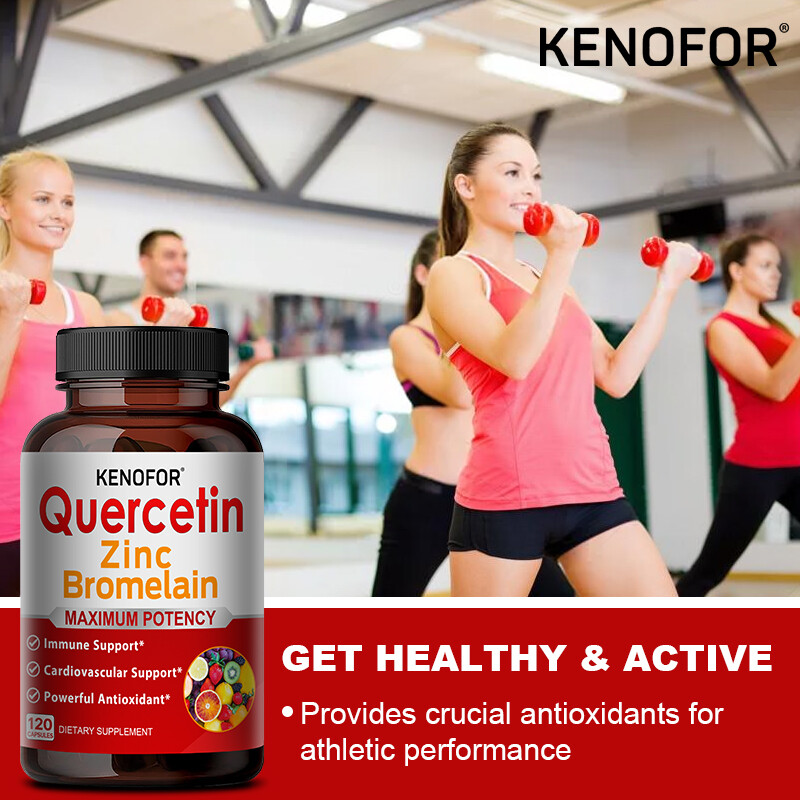 Kenofor Quercetin with Bromelain and Zinc Capules -Energy Boost & Immune Support