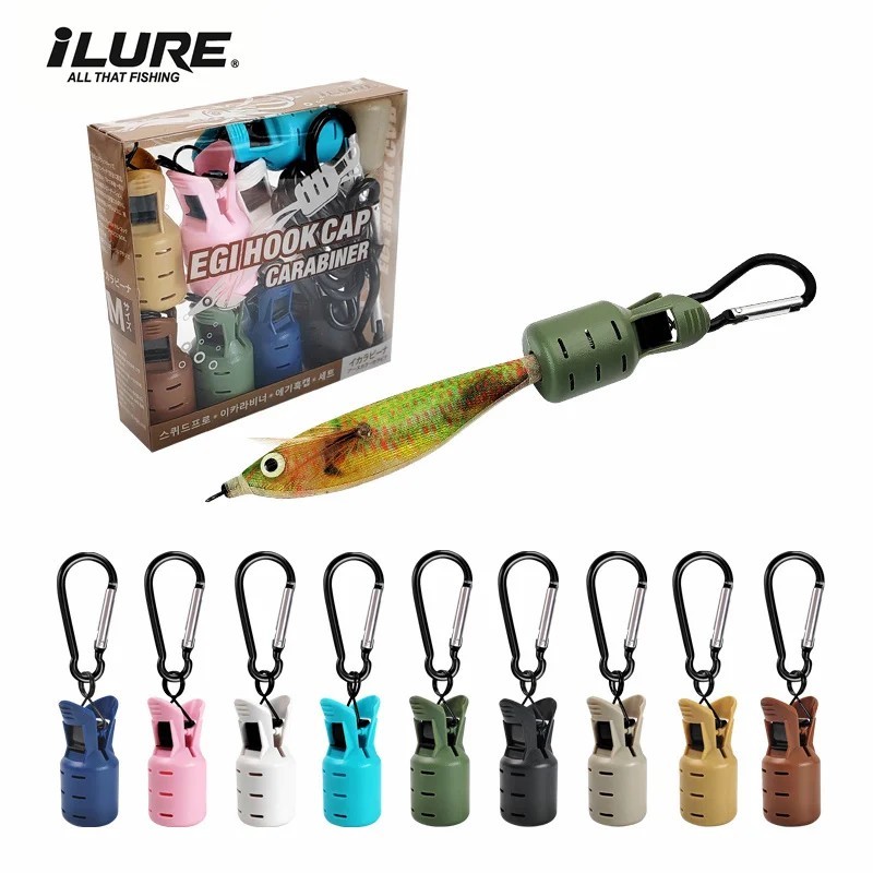 9PCS Squid Jig Protector Webfoot Octopus Egi Hook Cover Cuttlefish Umbrella
