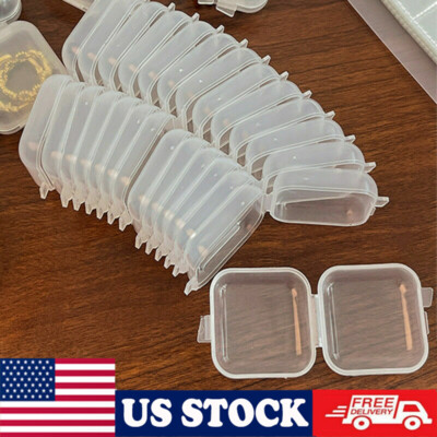 Wholesale Mini Clear Plastic Small Box Case Storage Container For Jewelry Bead