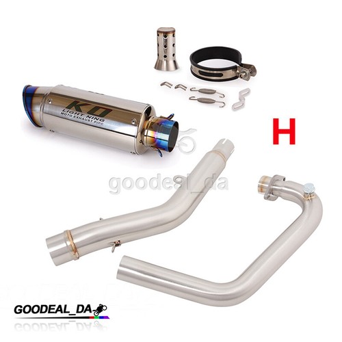 For Lifan KPT200 KTM200 Motorcycle Exhaust System Header Link Pipe 51mm Mufflers