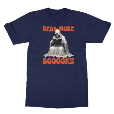 Read More Books Booooks Funny Ghost Halloween Party Unisex T-Shirt