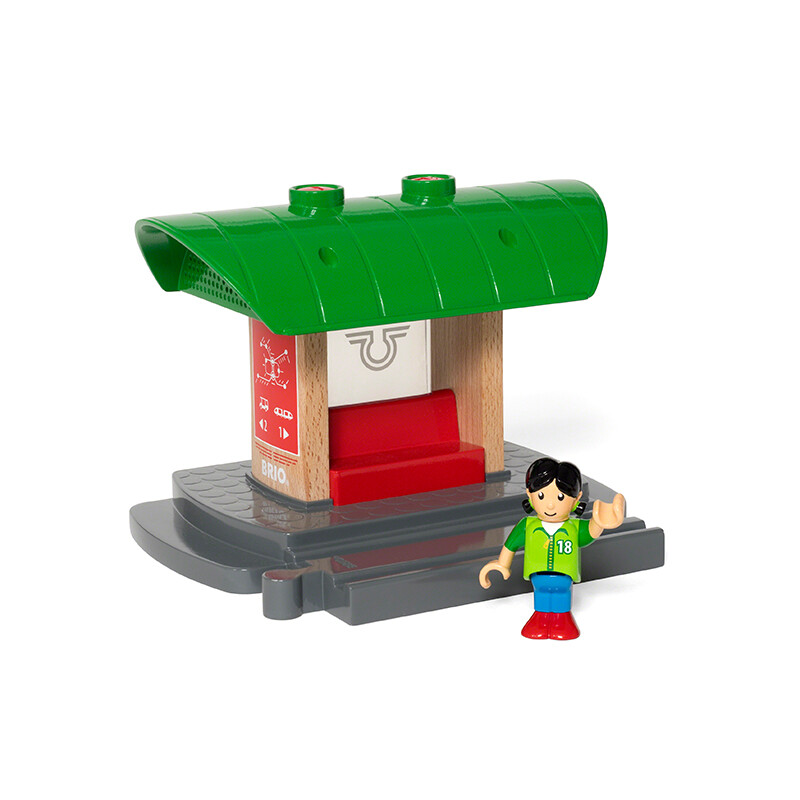 Brio 33840 Bahnhof Mit Aufnahmefunktion FÃ¼R Holzeisenbahn