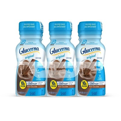 Glucerna Shake, To Help Manage Blood Sugar, Rich Chocolate, 8 Oz, 6 Ct