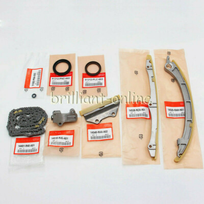 New Timing Chain 8Pcs Set For 2008-2012 HONDA ACCORD 2009-2014 ACURA TSX 2.4 K24