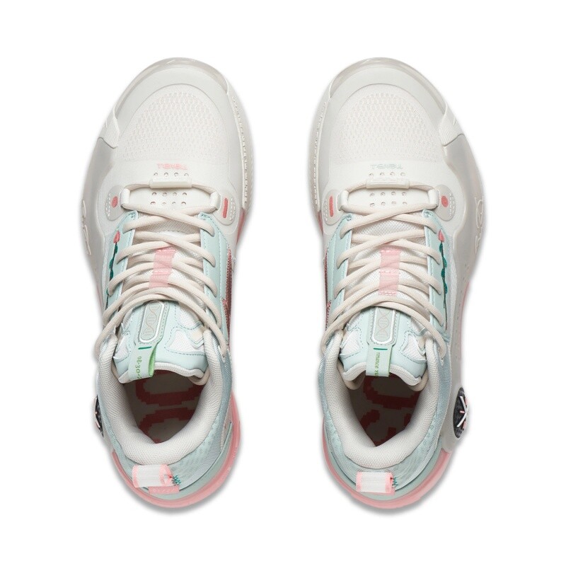 Pre-owned Li-ning Way Of Wade 10 ‘val Entine's Day' Men's Basketball Shoe Abas083-2 In White Gray