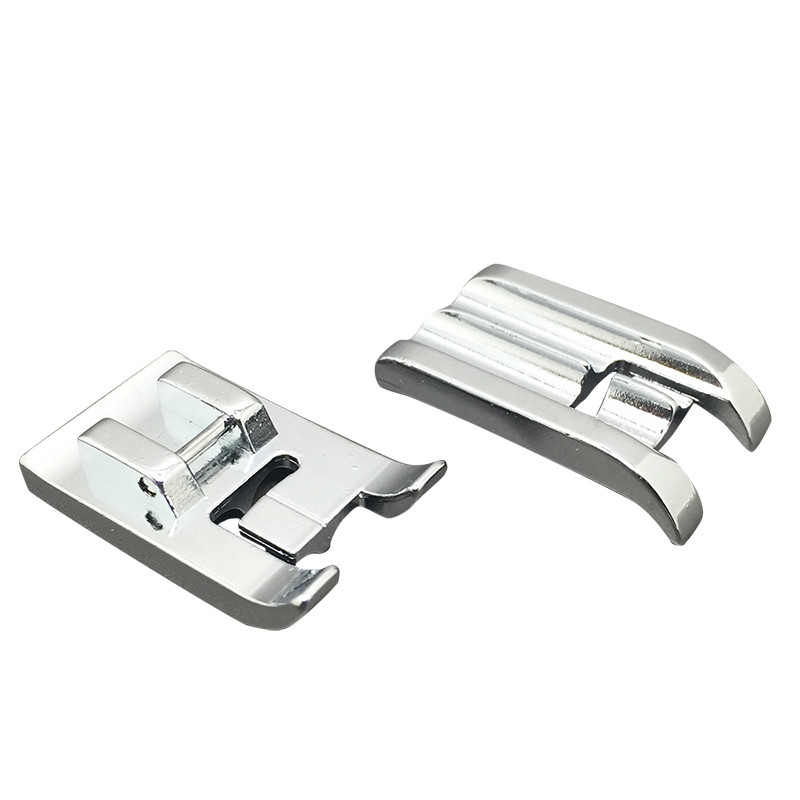 Jopto 2pcs Piping Presser Foot Double Welting Domestic Sewing Machine Metal Accessory Compatible With Most Low Shank Snap On Brother, Babylock, Singer, Euro-Pro, Janome, Kenmore, Elna, PFAFF, Juki - Online Marketplace