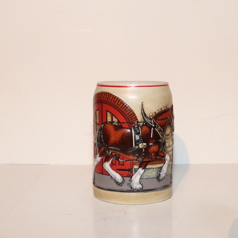 1989 Budweiser Beer  Clydesdale Mug