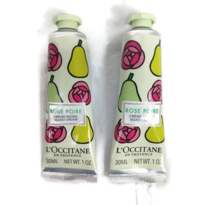 L'Occitane Rose Pear Hand Cream 30mL X 2 NEW