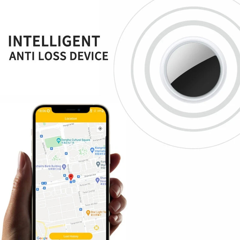 GPS Locator Tracker Alarm Key Finder Pet Locator Smart Tag Bluetooth Anti Lost