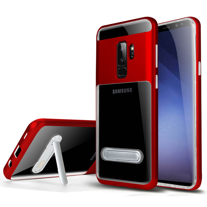 For Samsung Galaxy S9 / S9 Plus Shockproof Hybrid Case With Bracket Stand Cover 