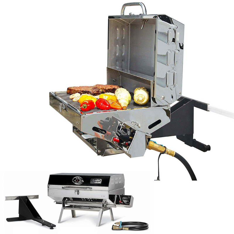 Vintage Sunbeam Portable Gas Bbq Grill Model 8203 Camping