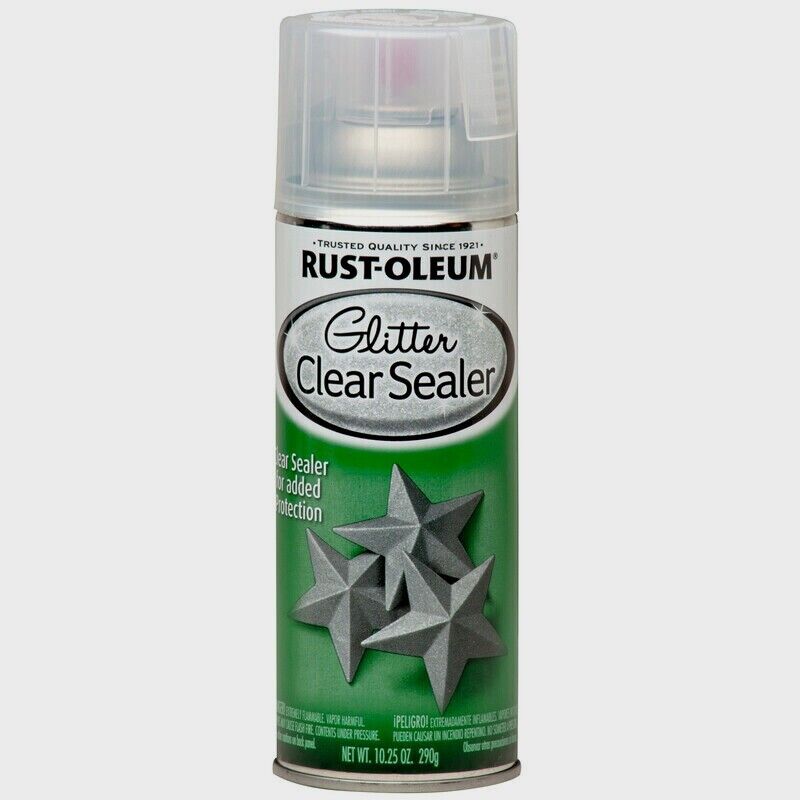 Rust-Oleum Specialty Flat Clear Spray Paint 10.25 oz Glitter P...