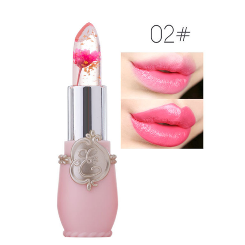 US Flower Lipstick Color Jelly Transparent Magic Changing Lip Temperature Change