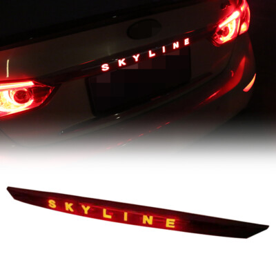 Fit 2014-2017 Infiniti Q50 Q50S skyline LED Smoke Tail Light Brake Signal Lamp