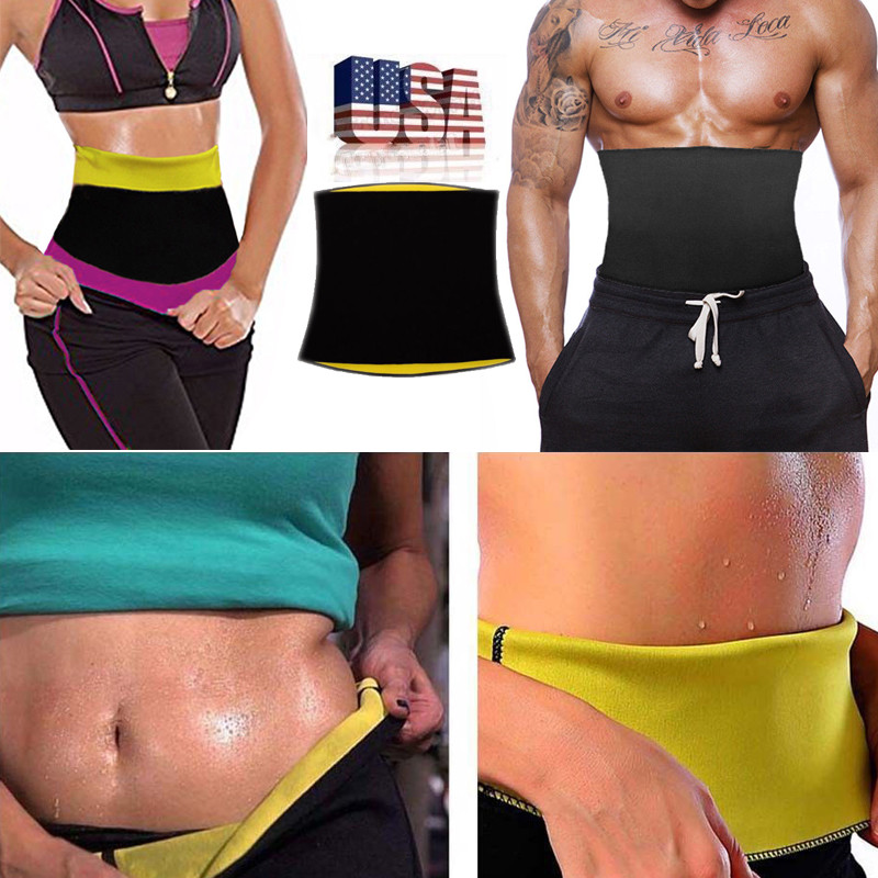 Waist Trimmer Belt Slimming Sweat Burn Fat Weight Loss Body Shaper For Men/Women